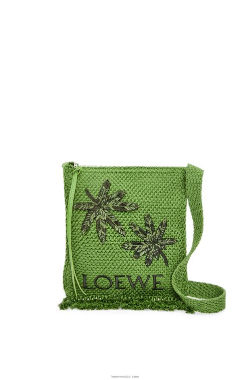 verde bandolera con flecos en algodón orgánico Loewe R8J8Z231 hombres