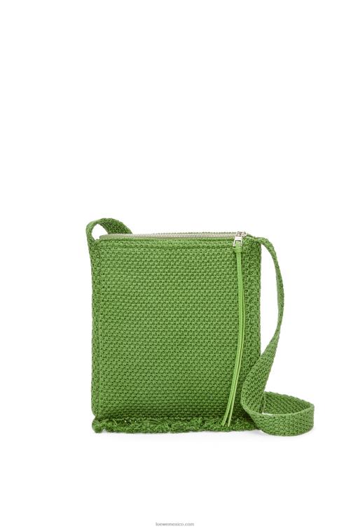 verde bandolera con flecos en algodón orgánico Loewe R8J8Z231 hombres