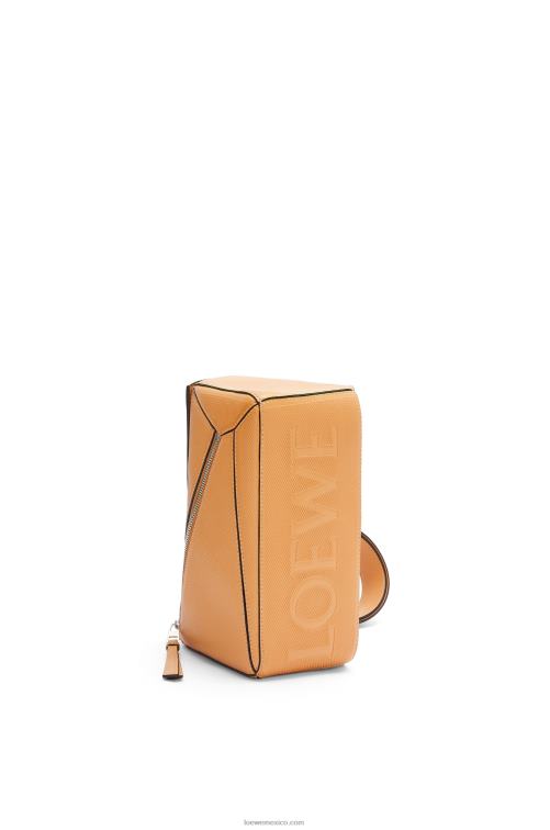cálido desierto riñonera puzzle pequeña de piel de becerro rombos Loewe R8J8Z569 hombres