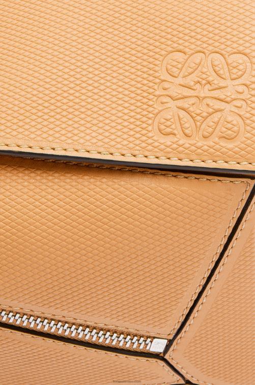 cálido desierto riñonera puzzle pequeña de piel de becerro rombos Loewe R8J8Z569 hombres