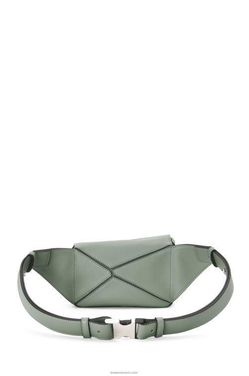 salvia oscura Riñonera mini puzzle de piel de becerro clásica Loewe R8J8Z298 hombres