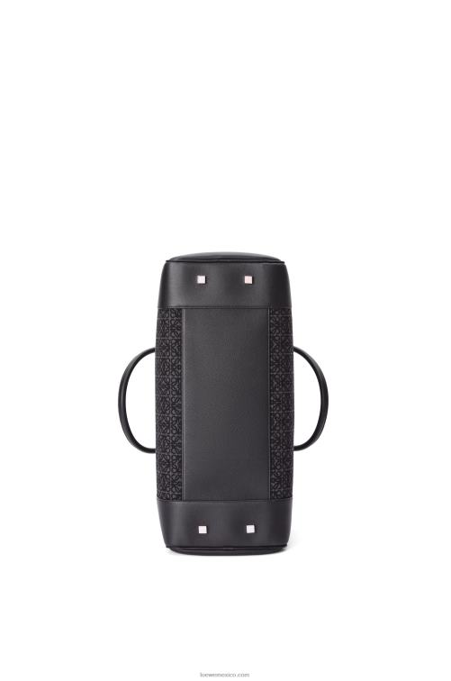 antracita/negro Bolso amazona 44 de jacquard anagrama y piel de becerro Loewe R8J8Z148 hombres