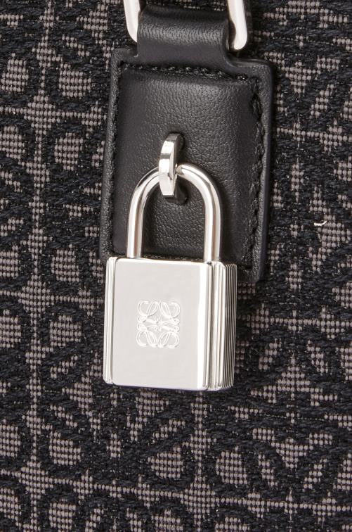 antracita/negro amazona 15 en anagrama jacquard y piel de becerro Loewe R8J8Z147 hombres