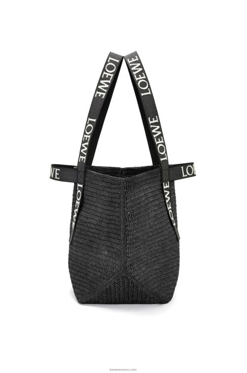 negro shopper plegable en rafia Loewe R8J8Z15 hombres