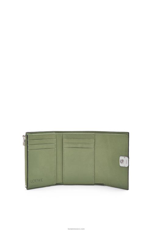 Romero Cartera vertical pequeña Anagram de piel de becerro granulada Loewe R8J8Z1249 mujer