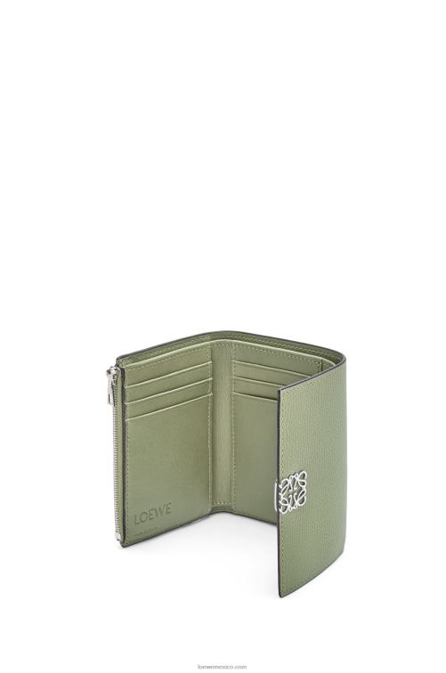 Romero Cartera vertical pequeña Anagram de piel de becerro granulada Loewe R8J8Z1249 mujer