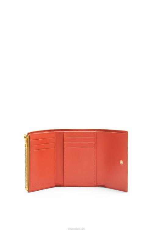 duna cartera vertical pequeña con motivo de búho en piel de becerro clásica Loewe R8J8Z1306 mujer