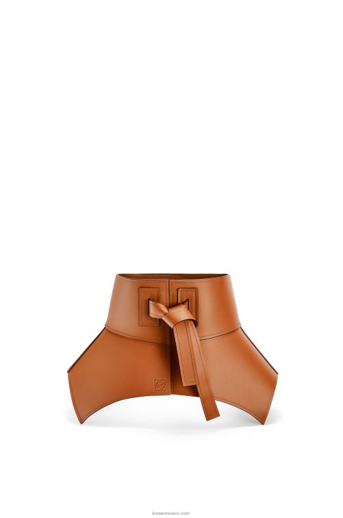 broncearse cinturón obi de napa Loewe R8J8Z1153 mujer