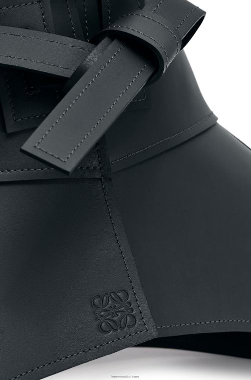 negro cinturón obi de napa Loewe R8J8Z1154 mujer