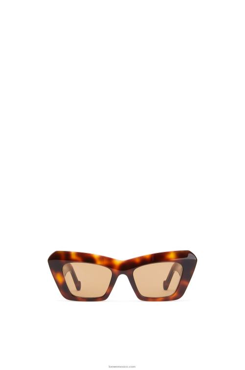 Habana marrón gafas de sol cateye de acetato Loewe R8J8Z1480 mujer