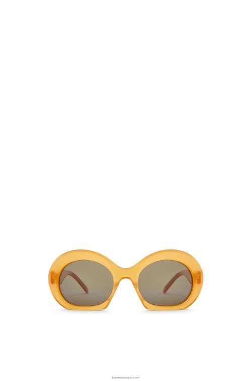 Miel gafas de sol de media luna en acetato Loewe R8J8Z1503 mujer