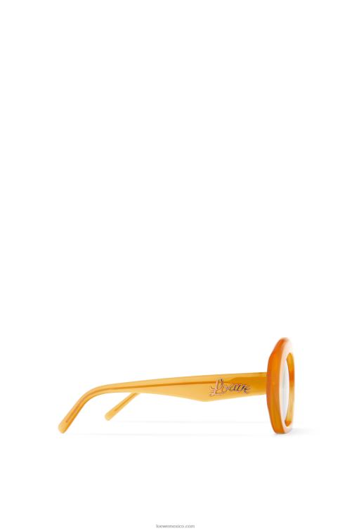 Miel gafas de sol de media luna en acetato Loewe R8J8Z1503 mujer