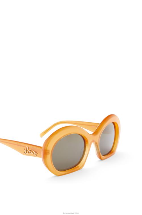 Miel gafas de sol de media luna en acetato Loewe R8J8Z1503 mujer