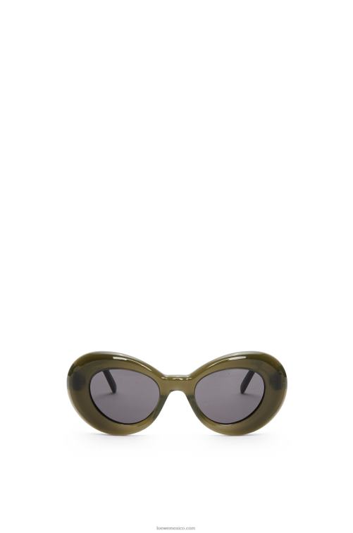 agua verde gafas de sol con alas de acetato Loewe R8J8Z1435 mujer
