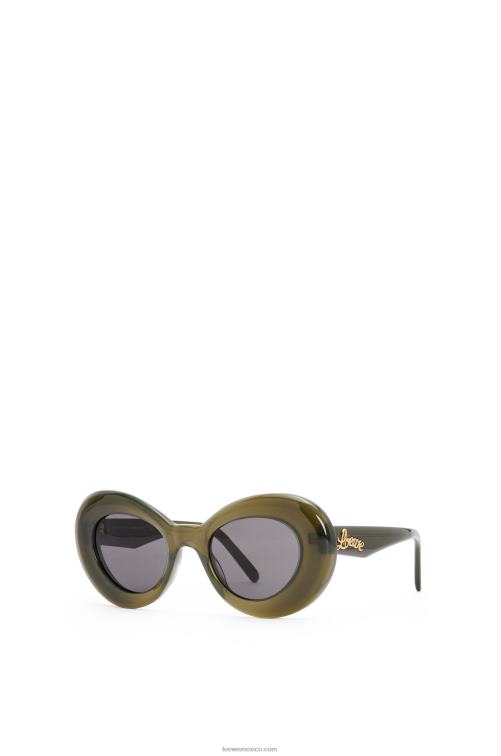 agua verde gafas de sol con alas de acetato Loewe R8J8Z1435 mujer