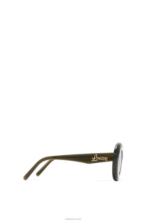 agua verde gafas de sol con alas de acetato Loewe R8J8Z1435 mujer
