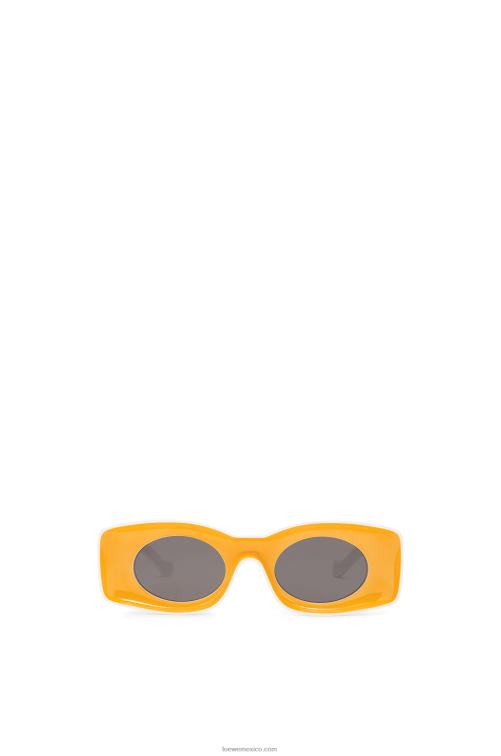 amarillo oscuro gafas de sol paula's ibiza originales Loewe R8J8Z1459 mujer