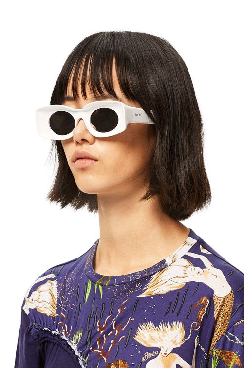 blanco gafas de sol paula's ibiza originales Loewe R8J8Z1475 mujer