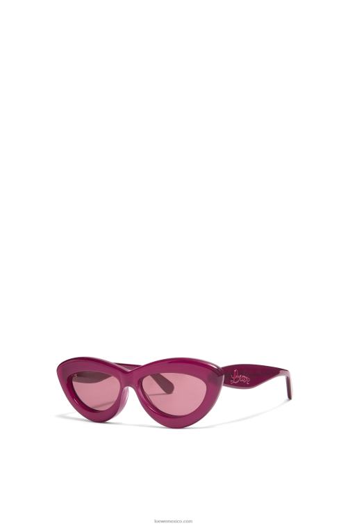 cereza gafas de sol cateye de acetato Loewe R8J8Z1506 mujer