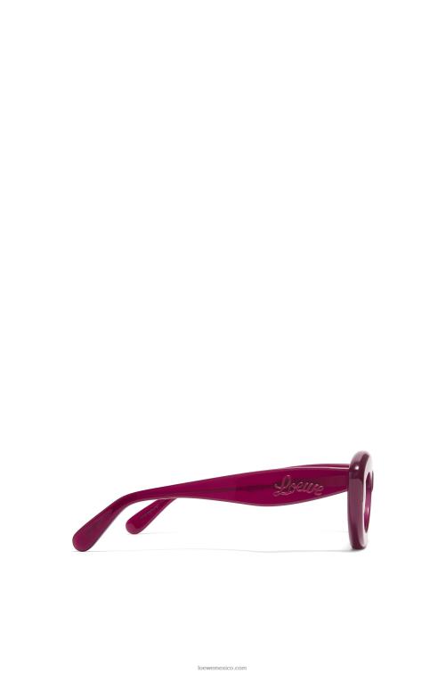 cereza gafas de sol cateye de acetato Loewe R8J8Z1506 mujer