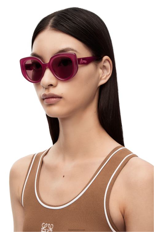 cereza gafas de sol mariposa de acetato Loewe R8J8Z1507 mujer