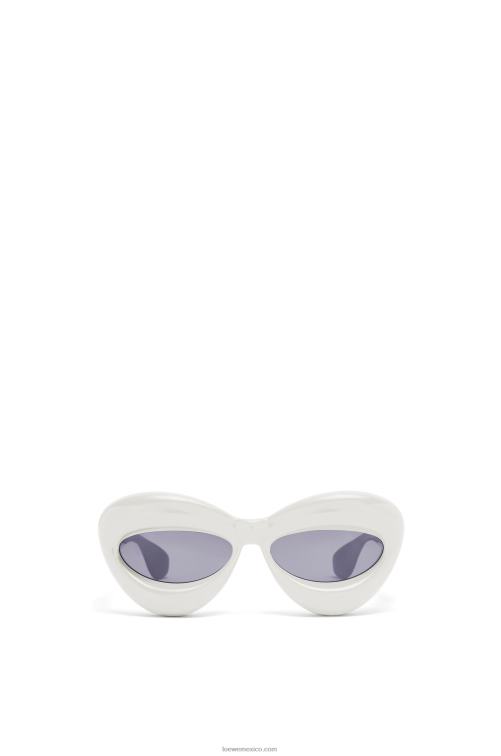 gris gafas de sol cateye infladas de nailon Loewe R8J8Z1424 mujer
