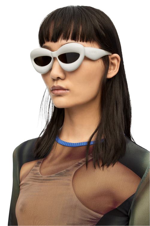 gris gafas de sol cateye infladas de nailon Loewe R8J8Z1424 mujer