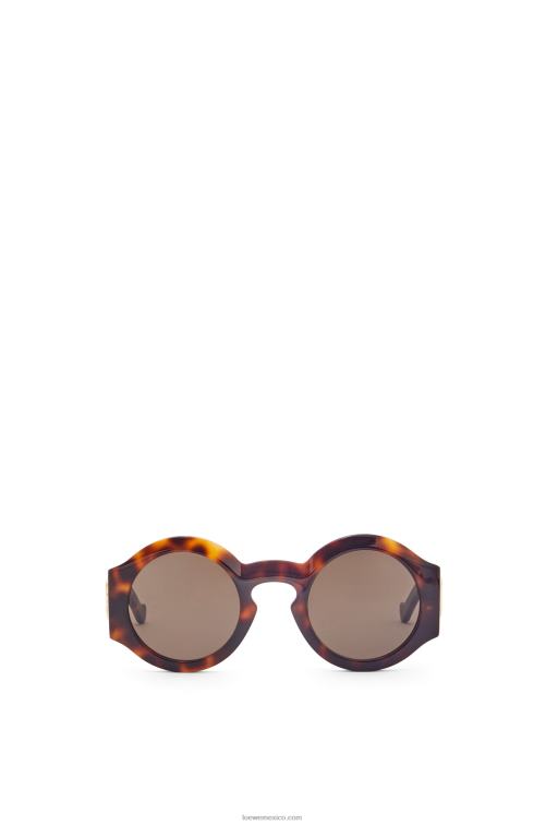 habana clasica brillante lentes de sol curvos en acetato Loewe R8J8Z1444 mujer