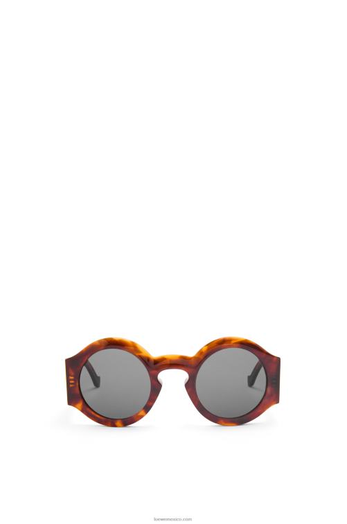 habana flameada lentes de sol curvos en acetato Loewe R8J8Z1441 mujer