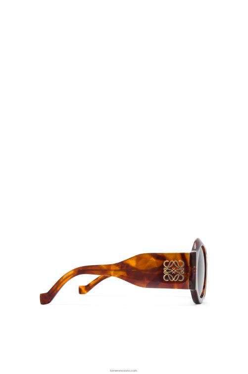habana flameada lentes de sol curvos en acetato Loewe R8J8Z1441 mujer