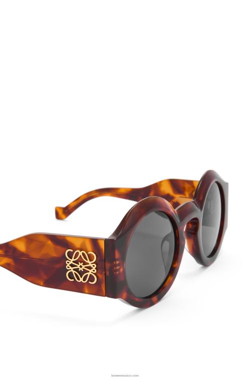 habana flameada lentes de sol curvos en acetato Loewe R8J8Z1441 mujer