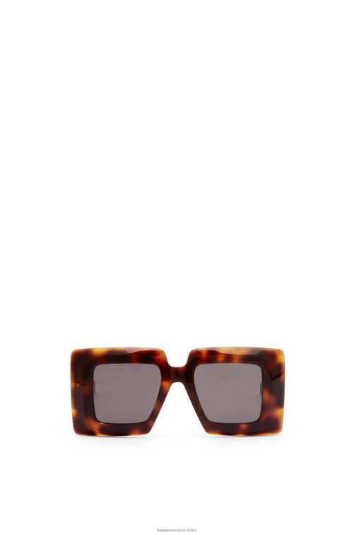 la Habana gafas de sol cuadradas oversize de acetato Loewe R8J8Z1491 mujer