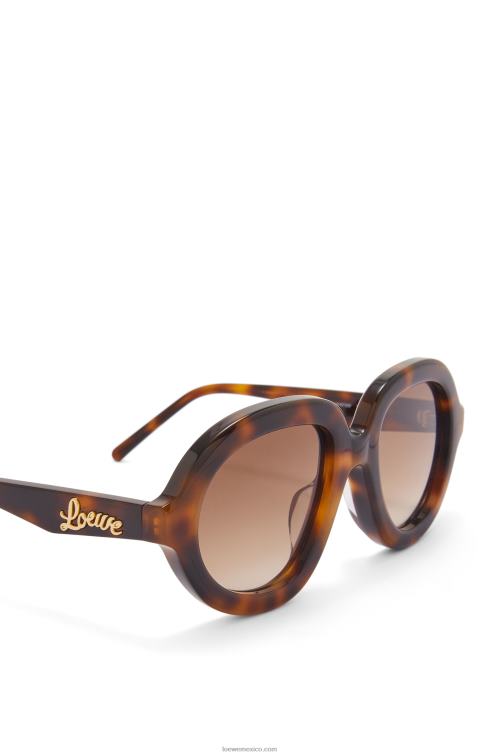 la Habana gafas de sol estilo aviador en acetato Loewe R8J8Z1487 mujer