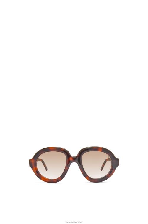 la Habana gafas de sol estilo aviador en acetato Loewe R8J8Z1489 mujer