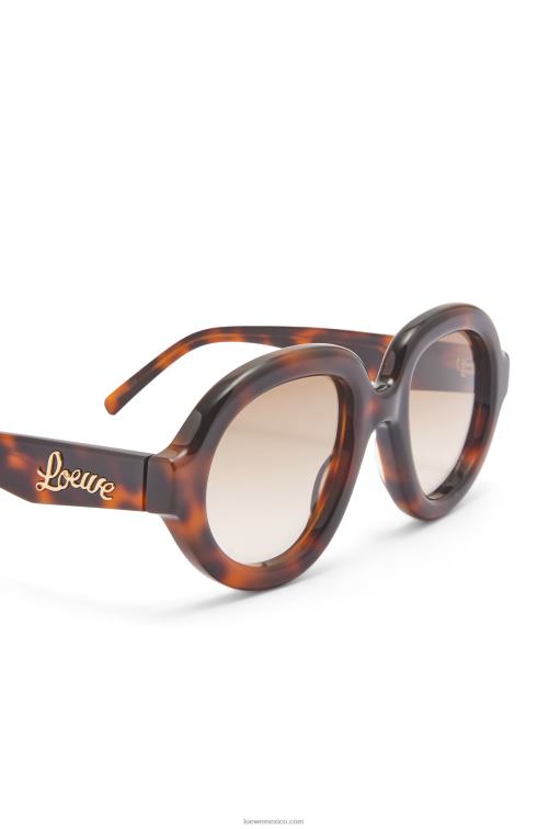 la Habana gafas de sol estilo aviador en acetato Loewe R8J8Z1489 mujer
