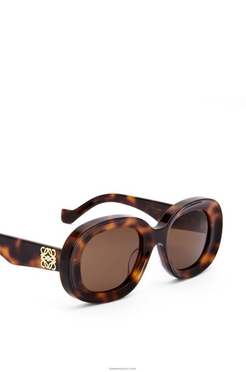la Habana gafas de sol ovaladas de acetato Loewe R8J8Z1493 mujer