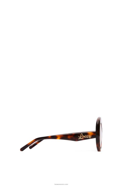 la Habana gafas de sol redondas oversize de acetato Loewe R8J8Z1492 mujer