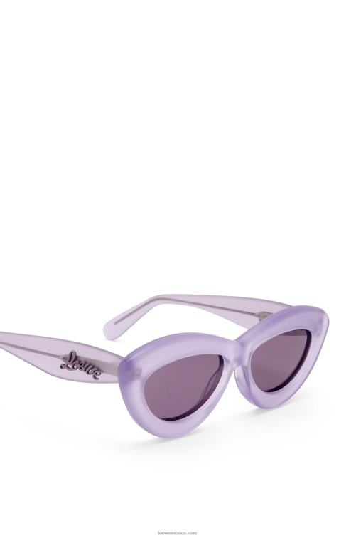 lila gafas de sol cateye de acetato Loewe R8J8Z1508 mujer