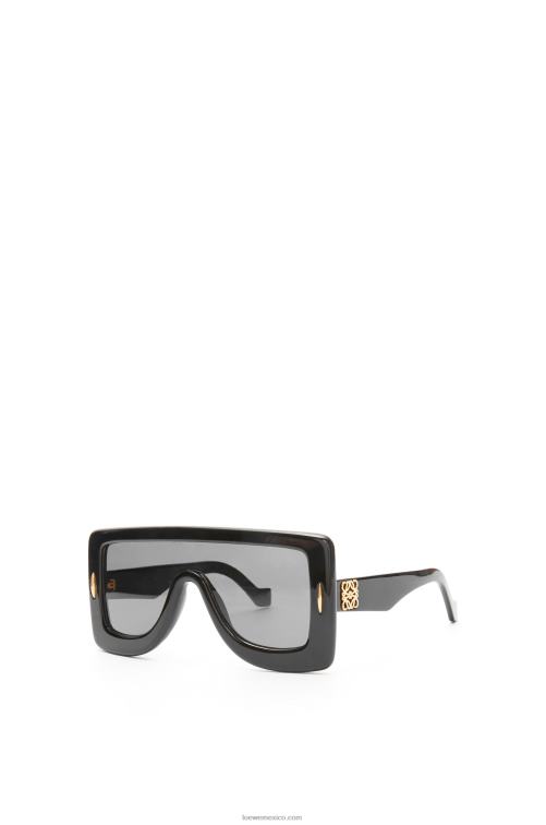 negro Gafas de sol con anagrama en acetato Loewe R8J8Z1474 mujer