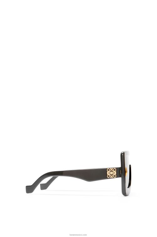 negro Gafas de sol con anagrama en acetato Loewe R8J8Z1474 mujer