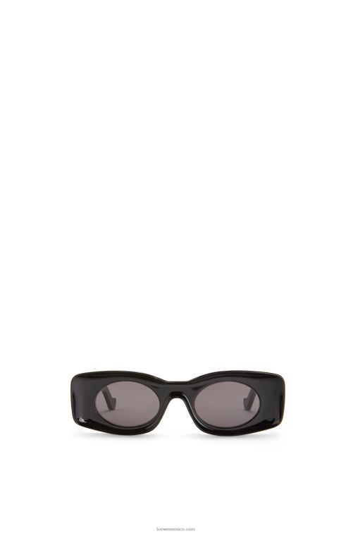 negro brillante gafas de sol paula's ibiza originales Loewe R8J8Z1476 mujer