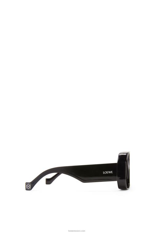 negro brillante paula's ibiza dive in mask gafas de sol Loewe R8J8Z1471 mujer
