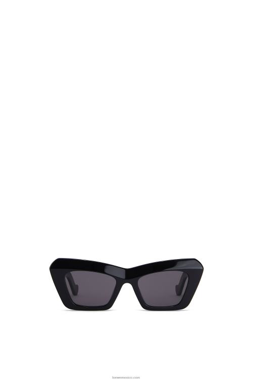 negro gafas de sol cateye de acetato Loewe R8J8Z1478 mujer