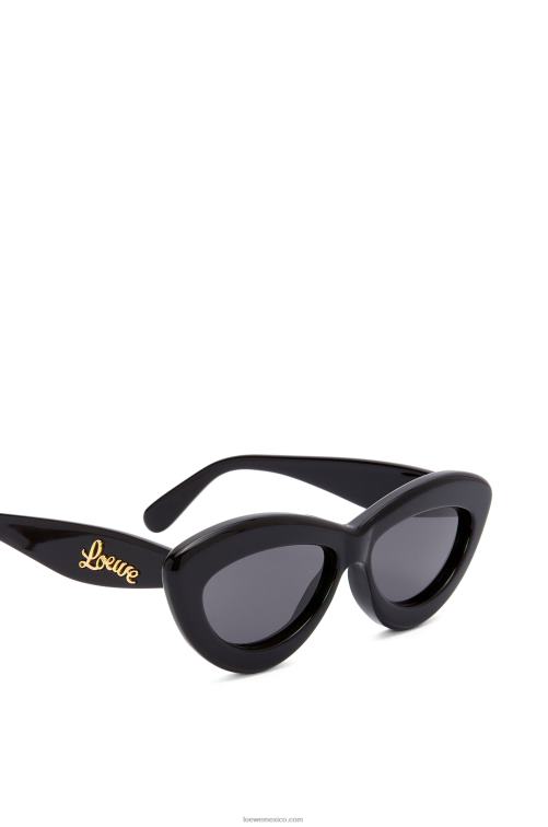 negro gafas de sol cateye de acetato Loewe R8J8Z1495 mujer