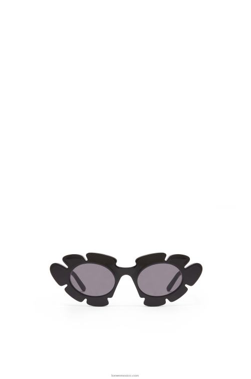 negro gafas de sol flor de nailon inyectado Loewe R8J8Z1464 mujer