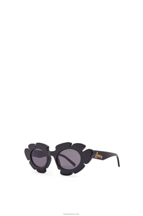 negro gafas de sol flor de nailon inyectado Loewe R8J8Z1464 mujer