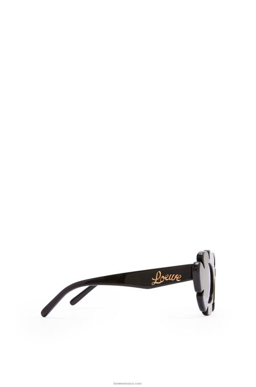 negro gafas de sol flor de nailon inyectado Loewe R8J8Z1464 mujer