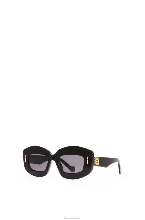 negro lentes de sol screen en acetato Loewe R8J8Z1429 mujer