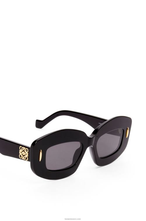 negro lentes de sol screen en acetato Loewe R8J8Z1429 mujer