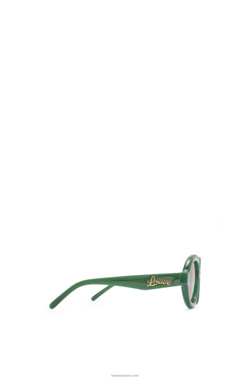 verde ss23 gafas de sol estilo aviador en acetato Loewe R8J8Z1488 mujer